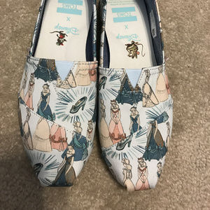 TOMS X Disney Princess NWOT